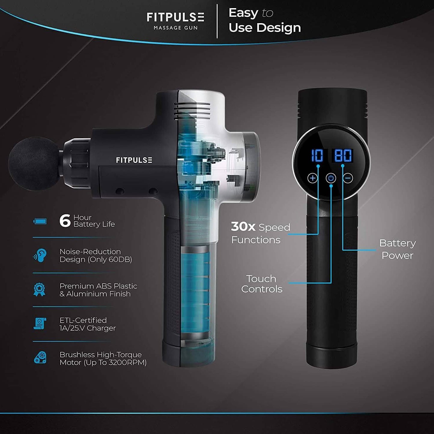 Fitpulse Muscle Massage Gun