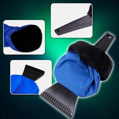 Fleece Lined Ice Scraper Mitt