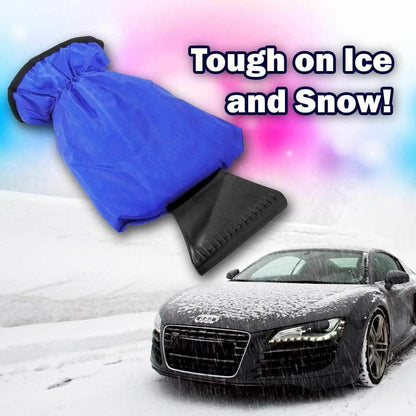 Fleece Lined Ice Scraper Mitt