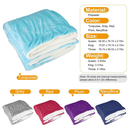 Fleece Throw Blanket Flannel Bed Cover