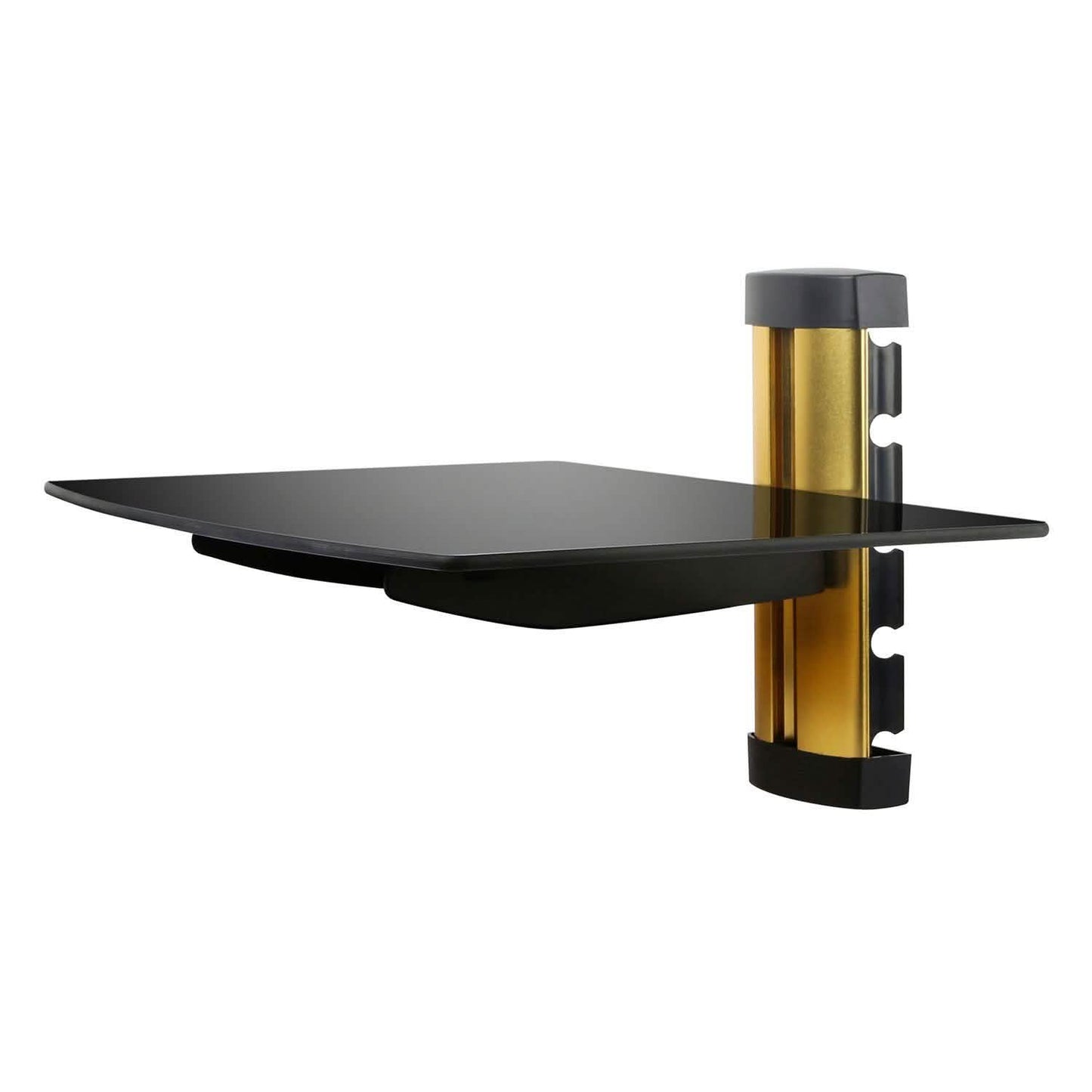 Floating Wall Mounted Strengthened Tempered Glass Shelf