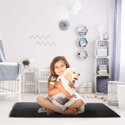 Fluffy Bedroom Anti-Skid Rug