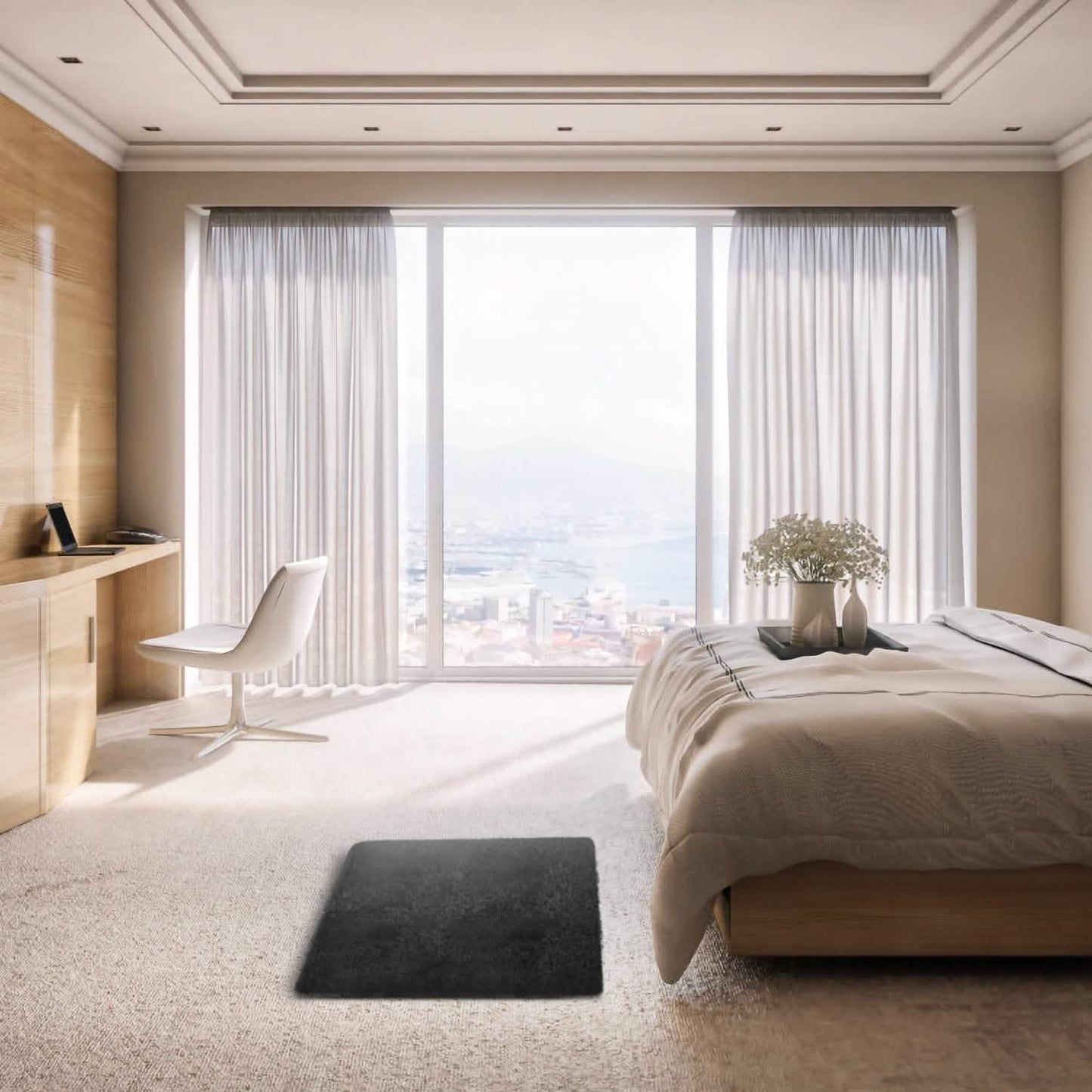 Fluffy Bedroom Anti-Skid Rug