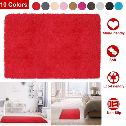Fluffy Bedroom Anti-Skid Rug