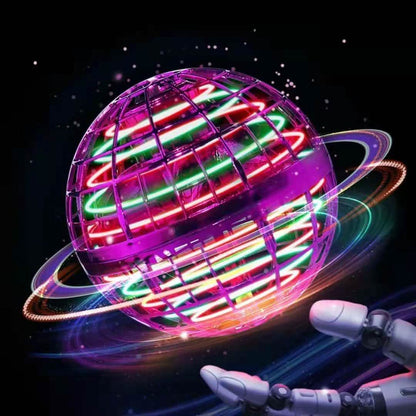Flying Orb Ball Rechargeable Boomerang Spinner UFO Drone Toy