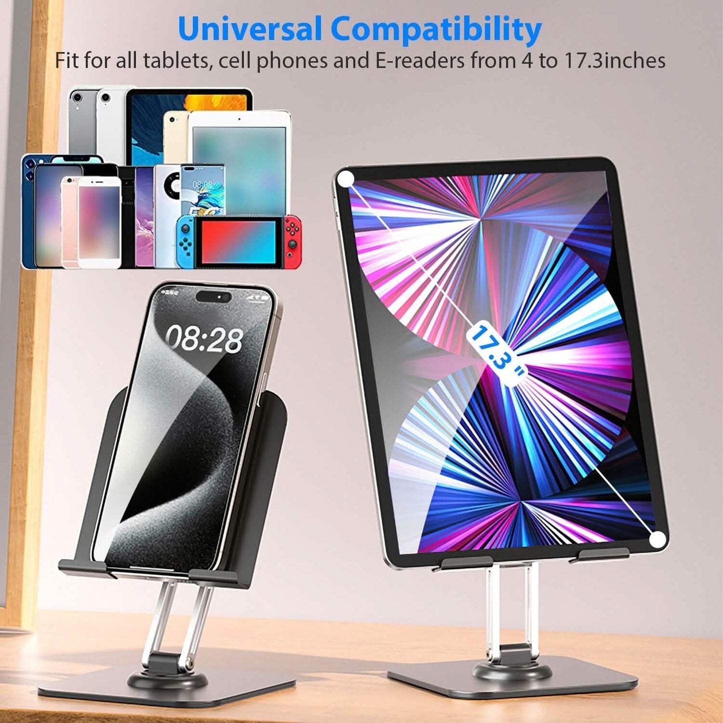 Foldable Adjustable iPad Tablet Stand