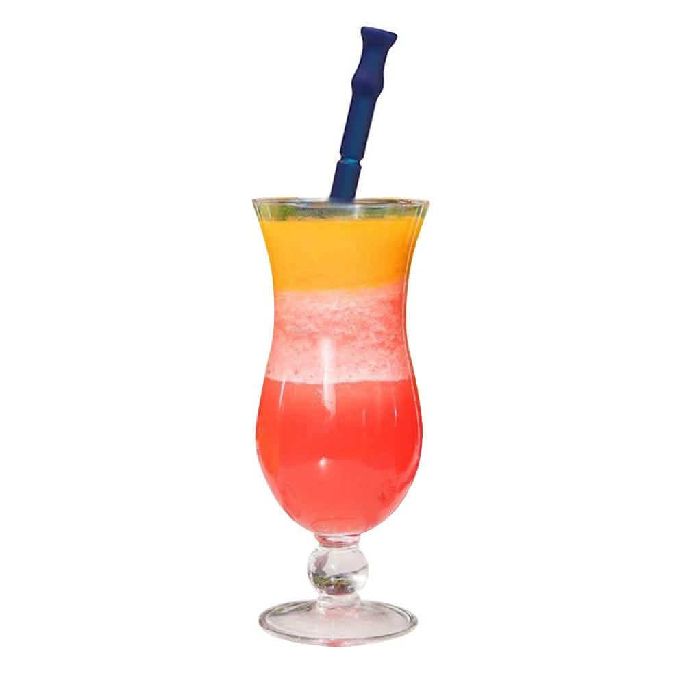 Foldable And Reusable Silicone Drinking Straw With Case