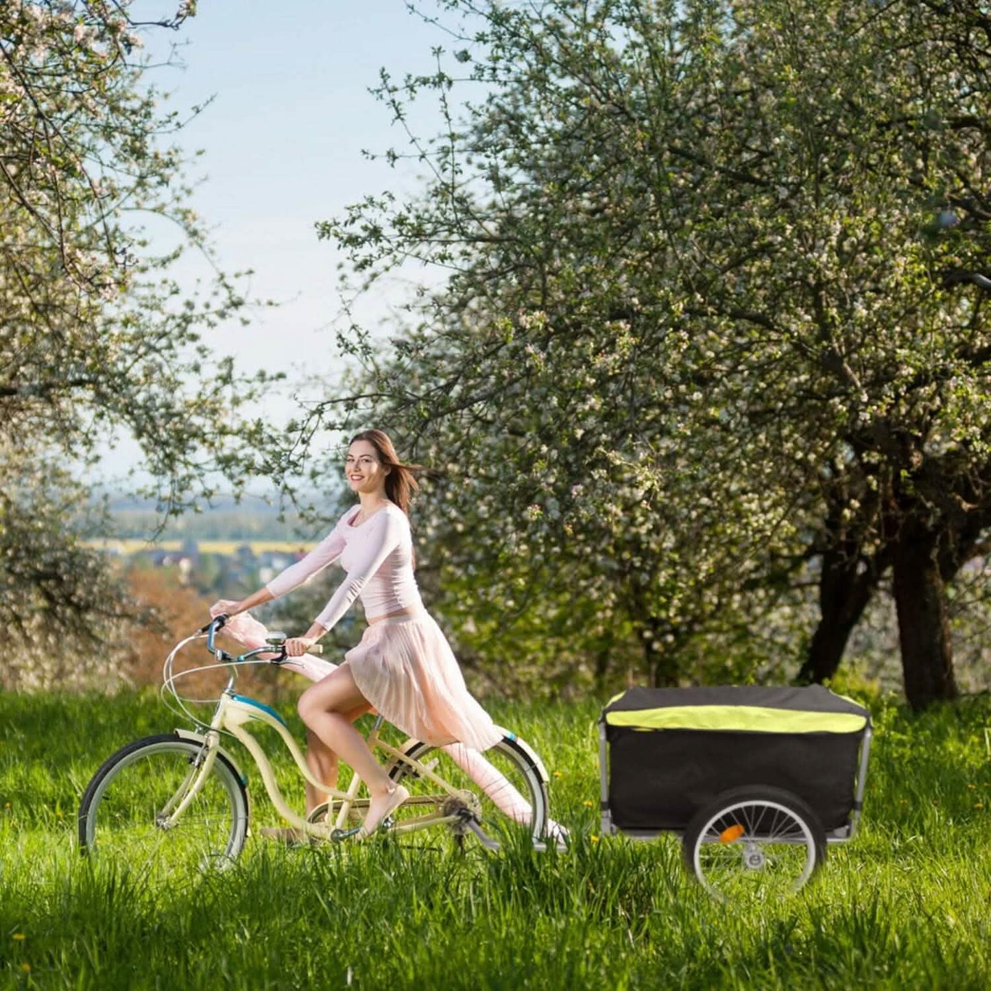 Foldable Bicycle Cargo Wagon Trailer