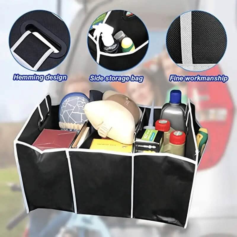 Foldable Canvas Car Trunk Organizer