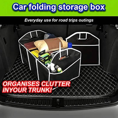 Foldable Canvas Car Trunk Organizer
