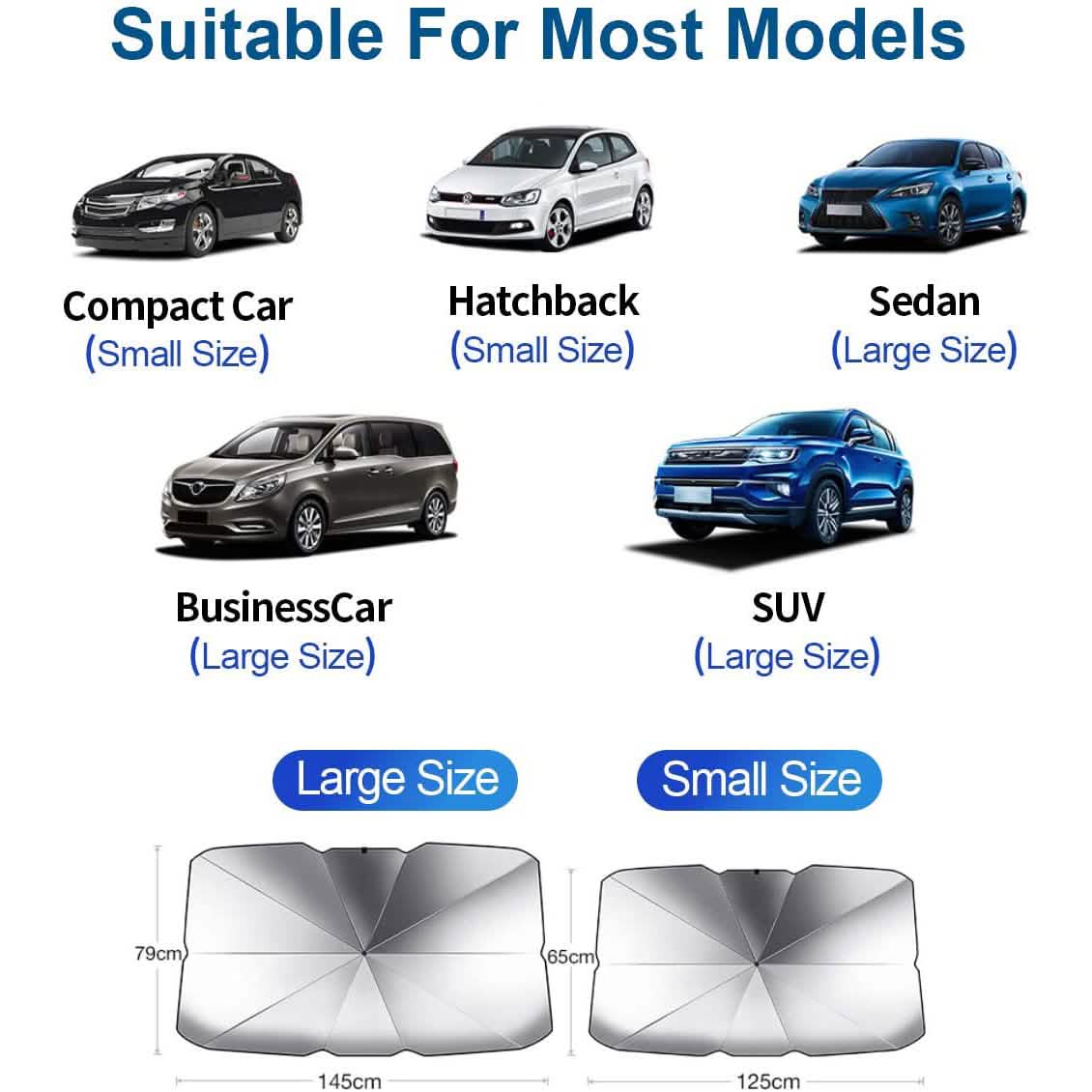 Foldable Car Windshield Sunshade
