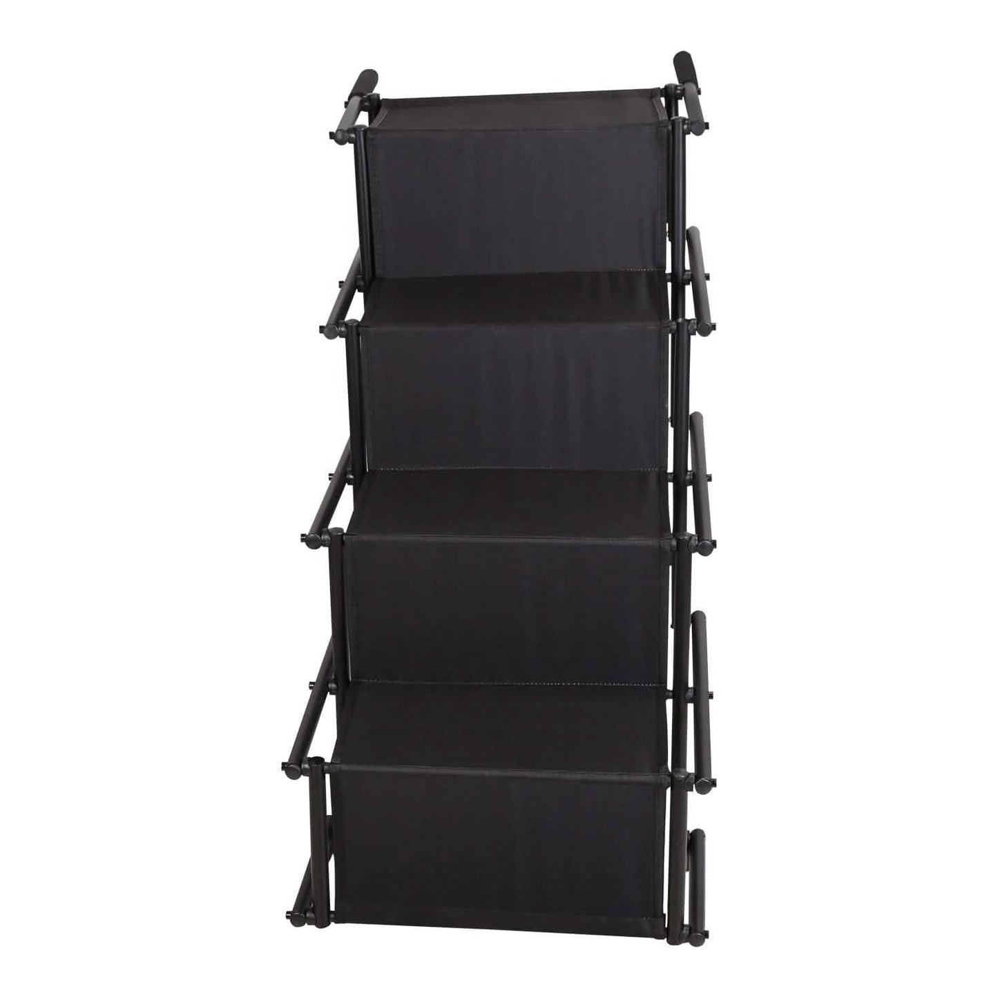 Foldable Dog Ramp 4 Step Collapsible Non Slip Stairs