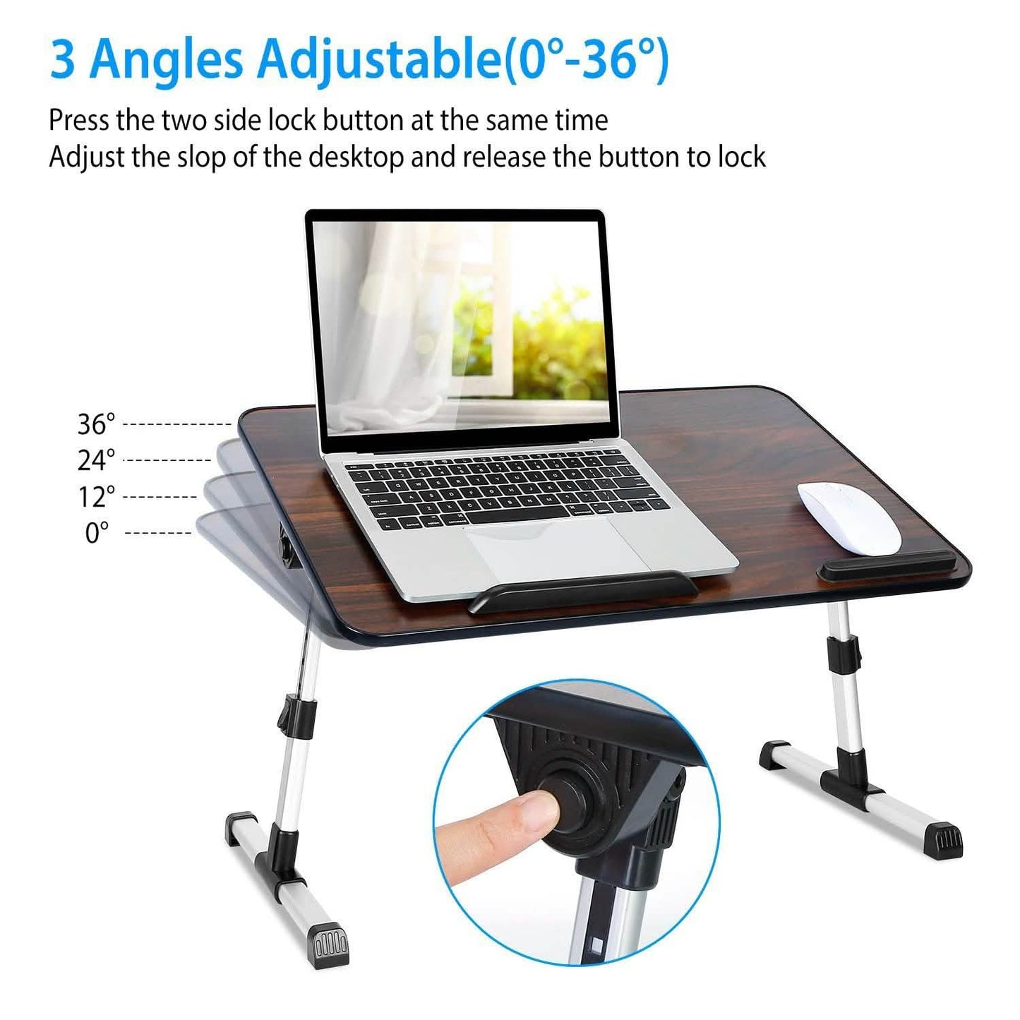 Foldable Laptop Stand Desk Height