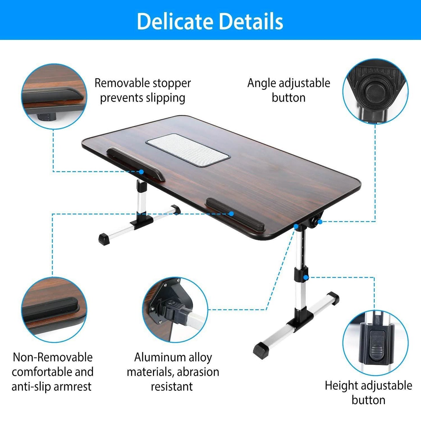 Foldable Laptop Stand Desk Height