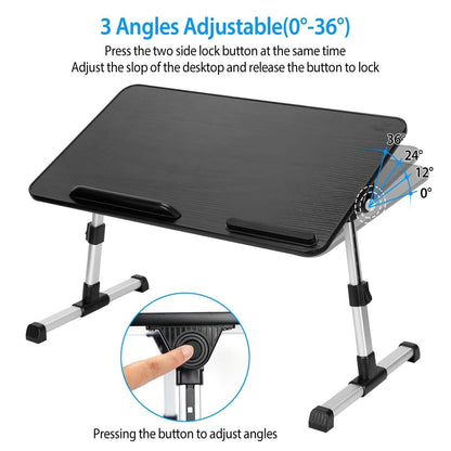 Foldable Laptop Stand with Adjustable Height Angle