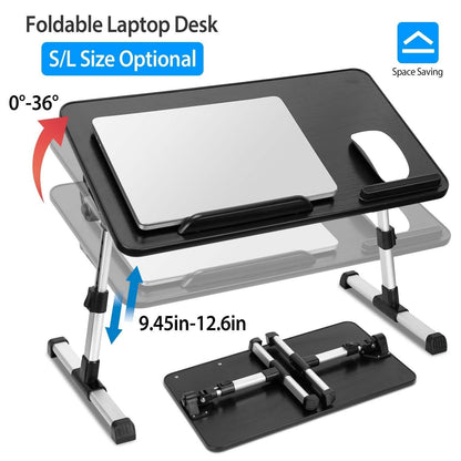 Foldable Laptop Stand with Adjustable Height Angle