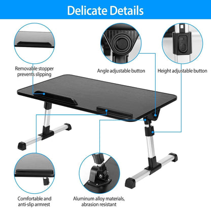 Foldable Laptop Stand with Adjustable Height Angle