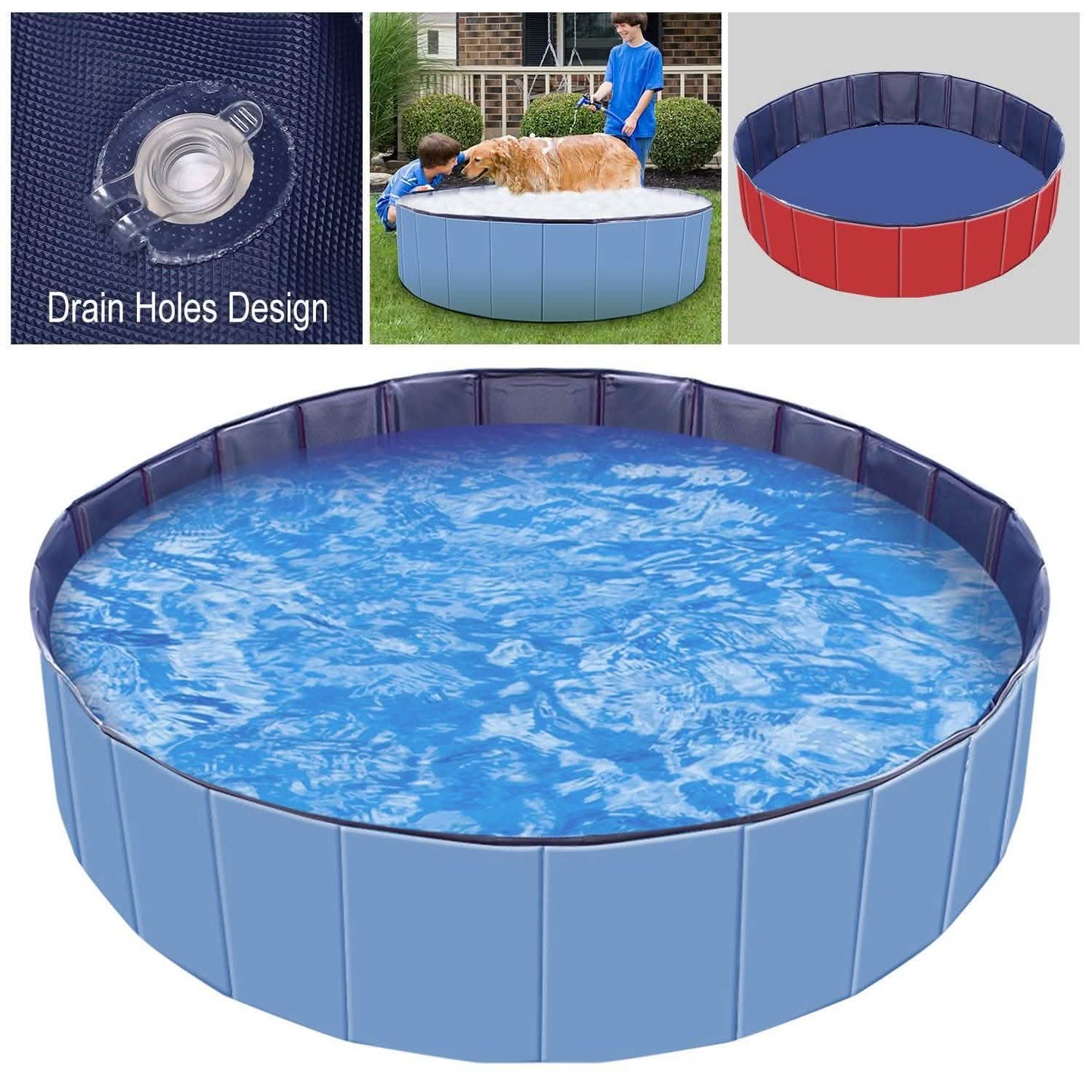 Foldable Pet Swimming Pool PVC