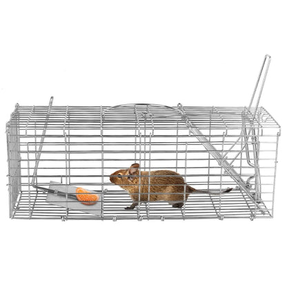 Foldable Rat Trap Cage Humane Live Rodent Trap Cage