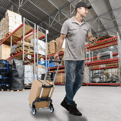 Folding Luggage Cart With Elastic Rope