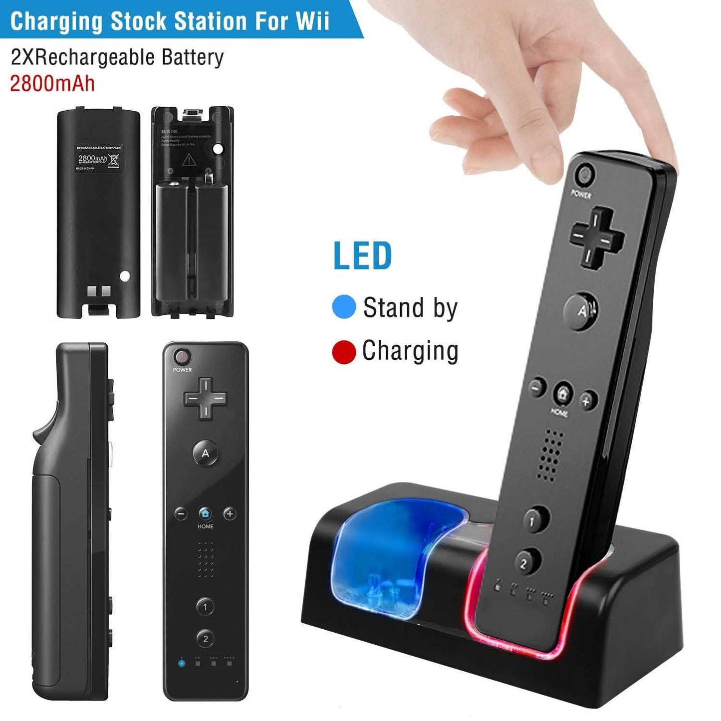 For Wii Remote Controller Charger