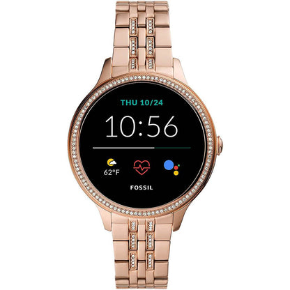 Fossil 42mm Gen 5E Stainless Steel Touchscreen Smart Watch with Heart Rate
