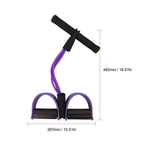 Four Tube Home Rope Pedal Exerciser