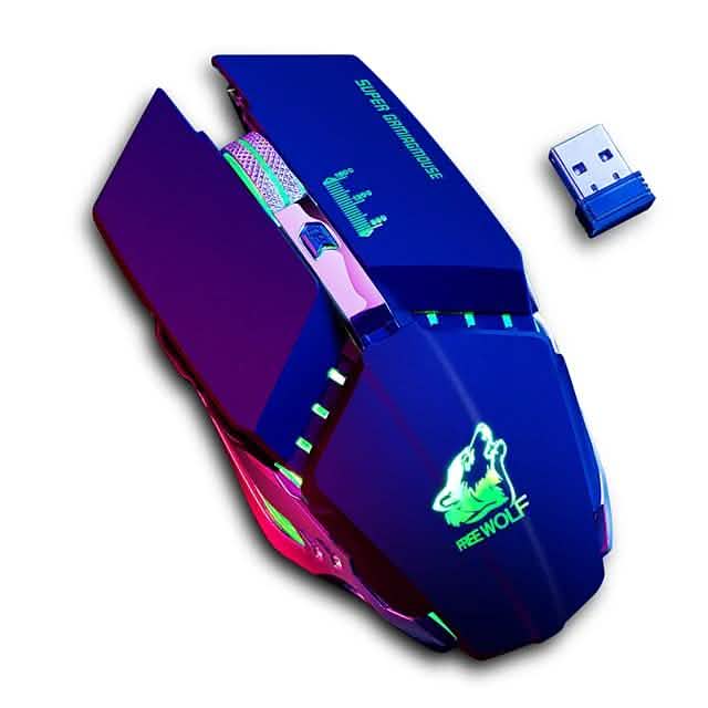 Free Wolf X11 Wireless 2.4G Optical Gaming Mouse