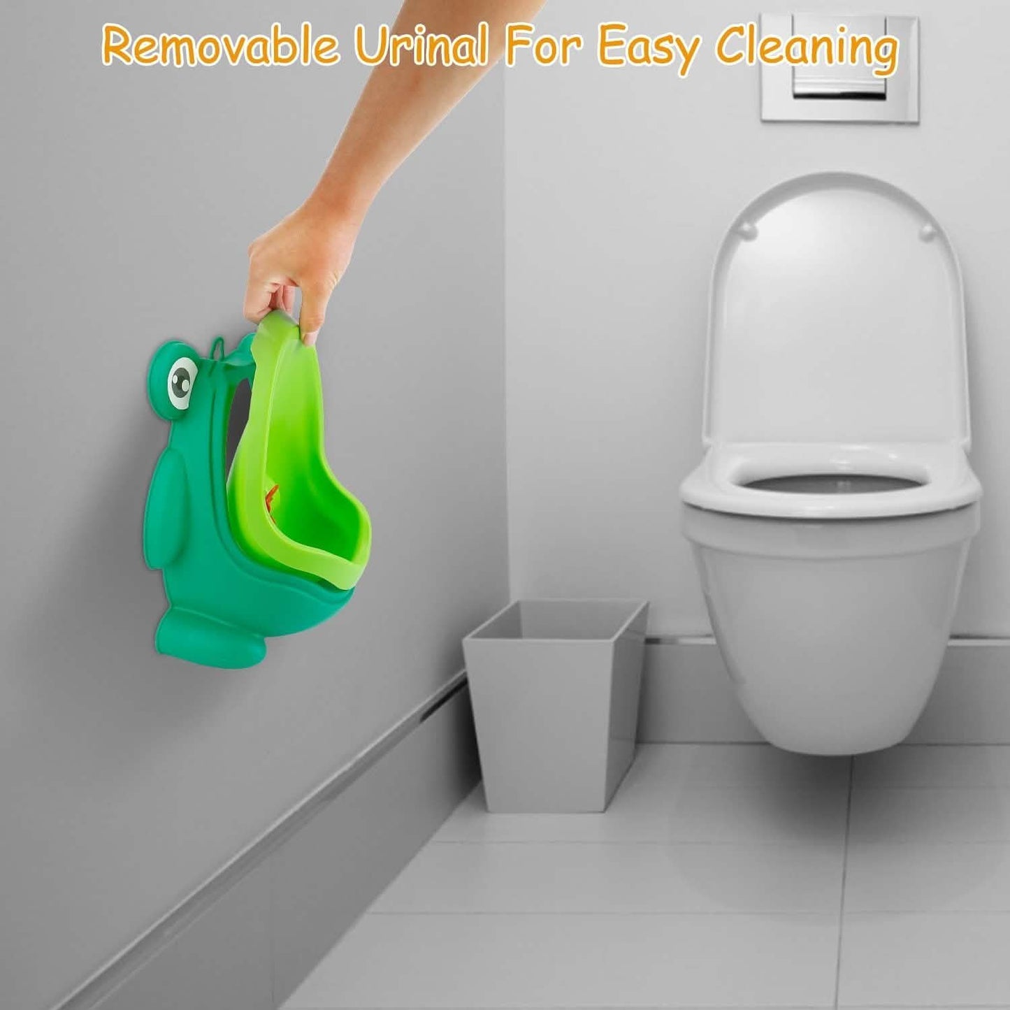 Frog Potty Training Urinal Bathroom with Funny Aiming Target