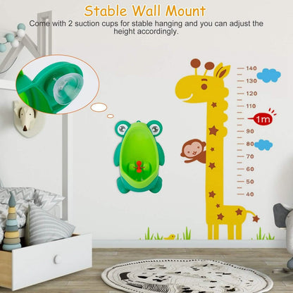 Frog Potty Training Urinal Bathroom with Funny Aiming Target