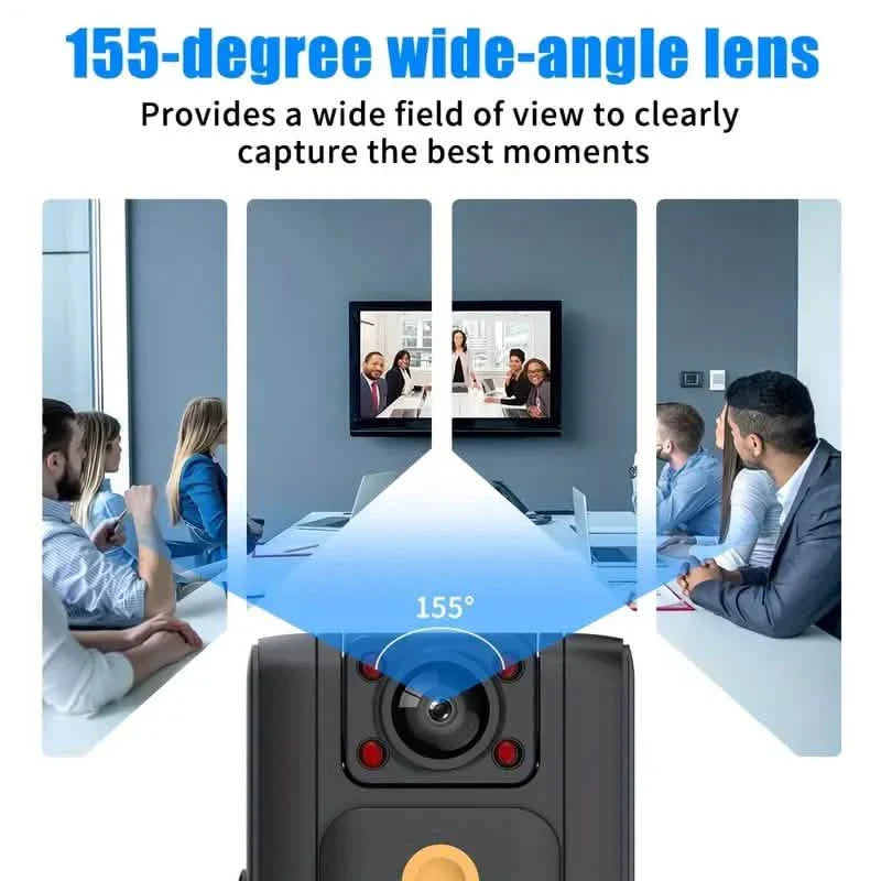 Full 1080P Police Body Camera With Clip