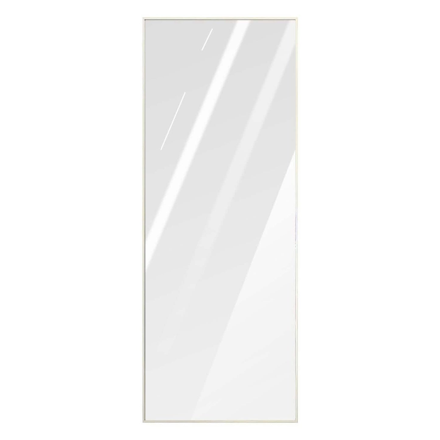 Full Length Mirror Aluminum Alloy Wall Mirror Free Standing Floor