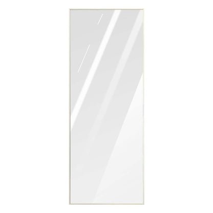 Full Length Mirror Aluminum Alloy Wall Mirror Free Standing Floor