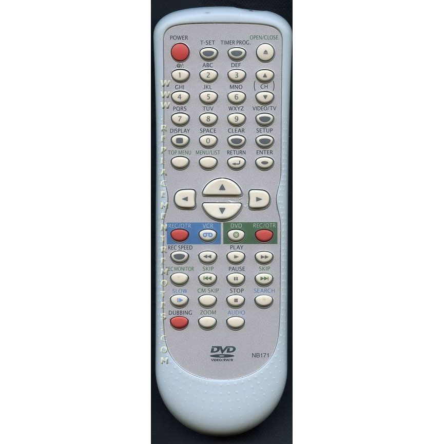 Emerson NB171UD DVD / VCR Combo Recorder Remote Control - NB171UD