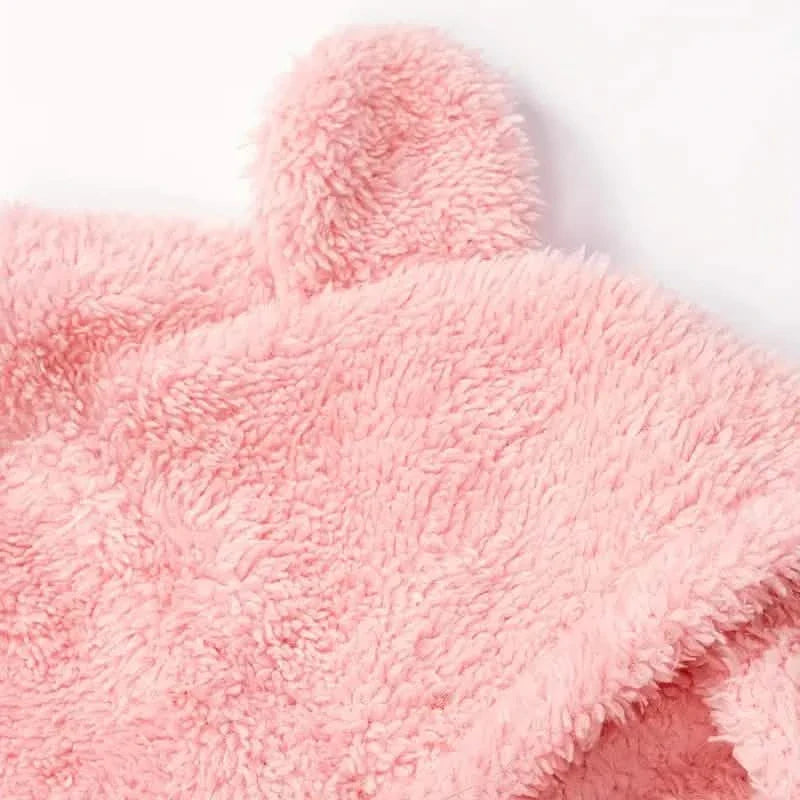 Fuzzy Hooded Pajama Jumpsuit For Music Festival, Long Sleeve Zipper Lingerie & Sleepwear
