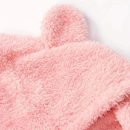 Fuzzy Hooded Pajama Jumpsuit For Music Festival, Long Sleeve Zipper Lingerie & Sleepwear