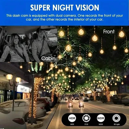 G Sensor HD Night Vision Loop Recording Wide Angle Car DVR