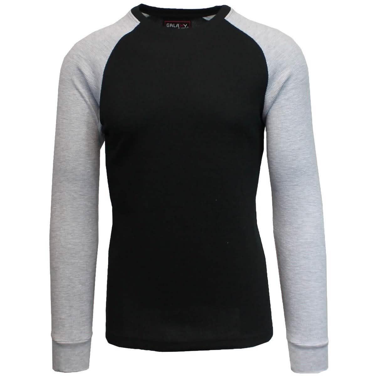Galaxy by Harvic Men's Raglan Thermal Shirt - Assorted Sizes