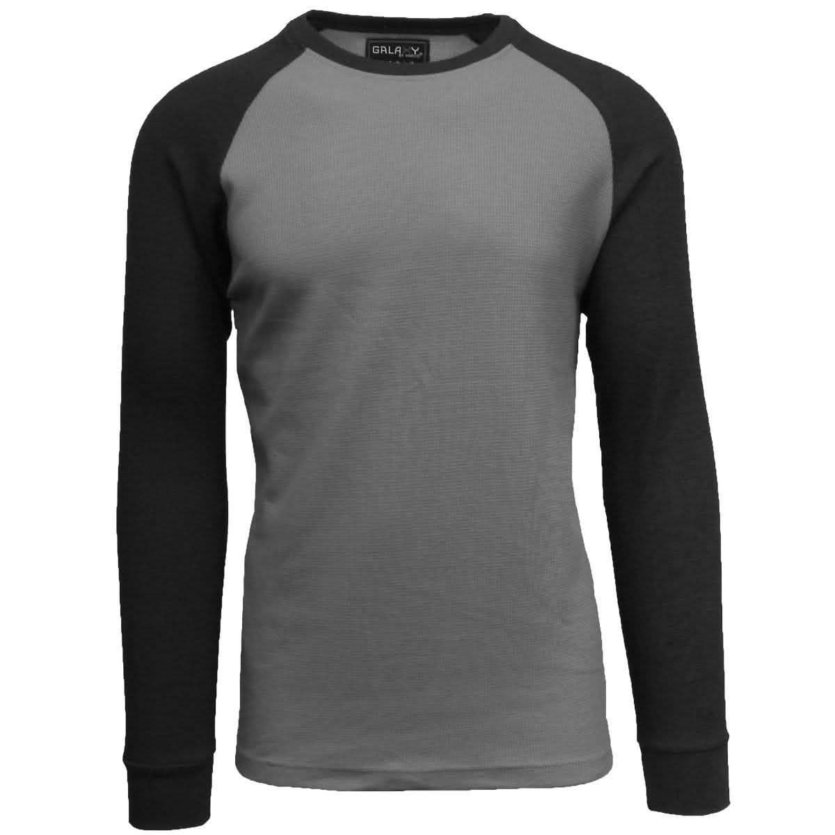 Galaxy by Harvic Men's Raglan Thermal Shirt - Assorted Sizes