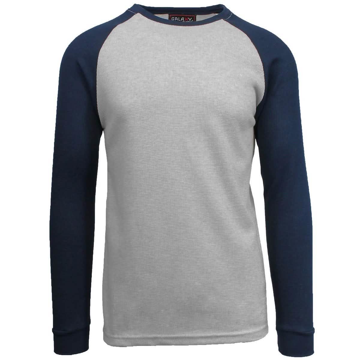 Galaxy by Harvic Men's Raglan Thermal Shirt - Assorted Sizes