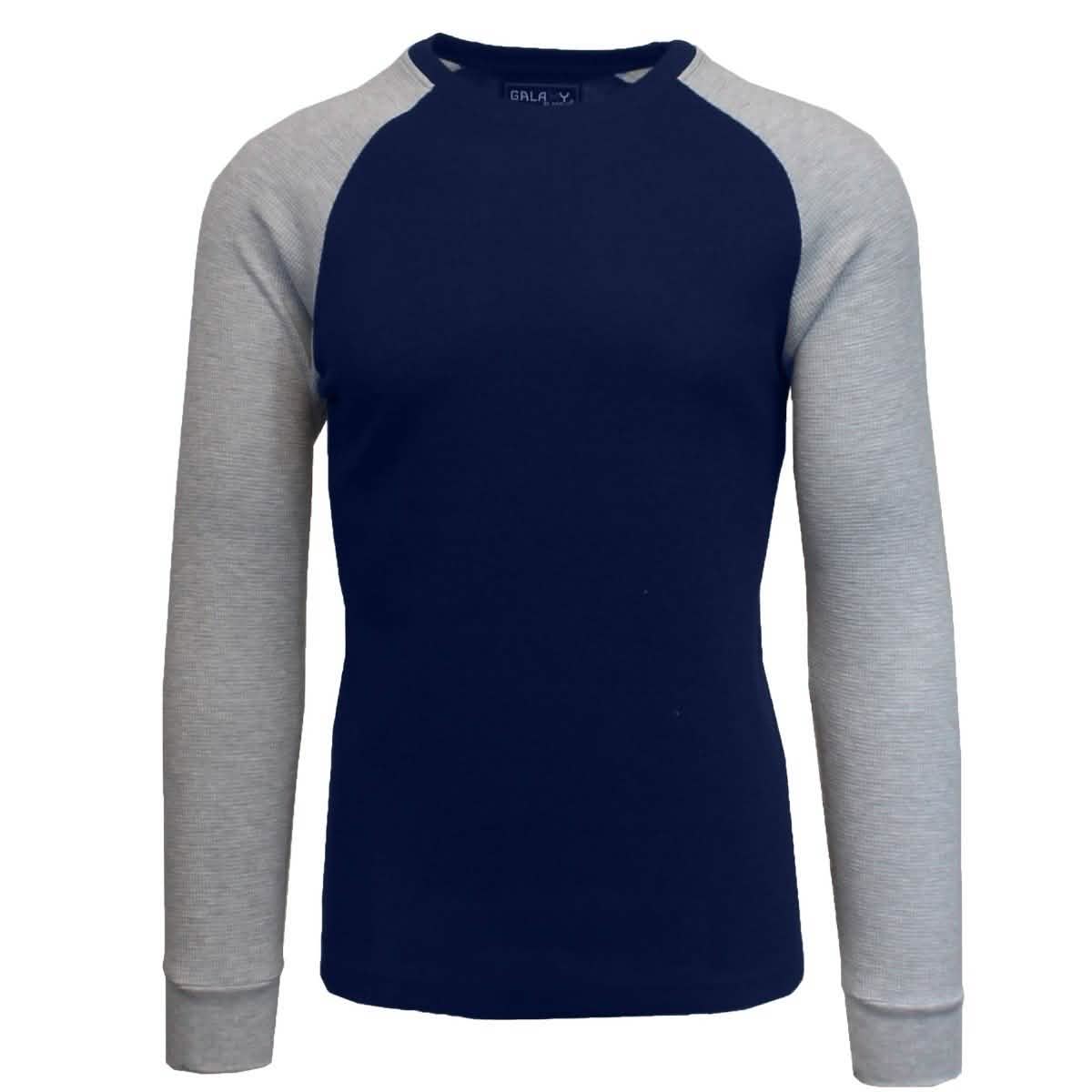 Galaxy by Harvic Men's Raglan Thermal Shirt - Assorted Sizes