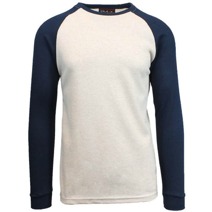 Galaxy by Harvic Men's Raglan Thermal Shirt - Assorted Sizes