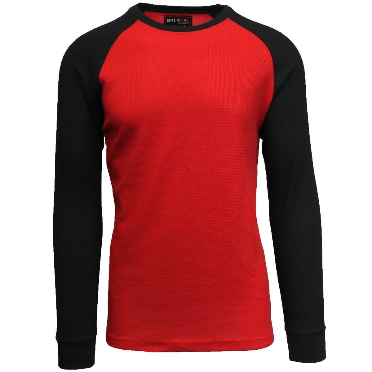 Galaxy by Harvic Men's Raglan Thermal Shirt - Assorted Sizes
