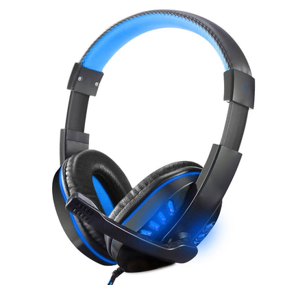 Gaming Headsets Stereo Noise Isolation Over Ear Headphone with LED Light