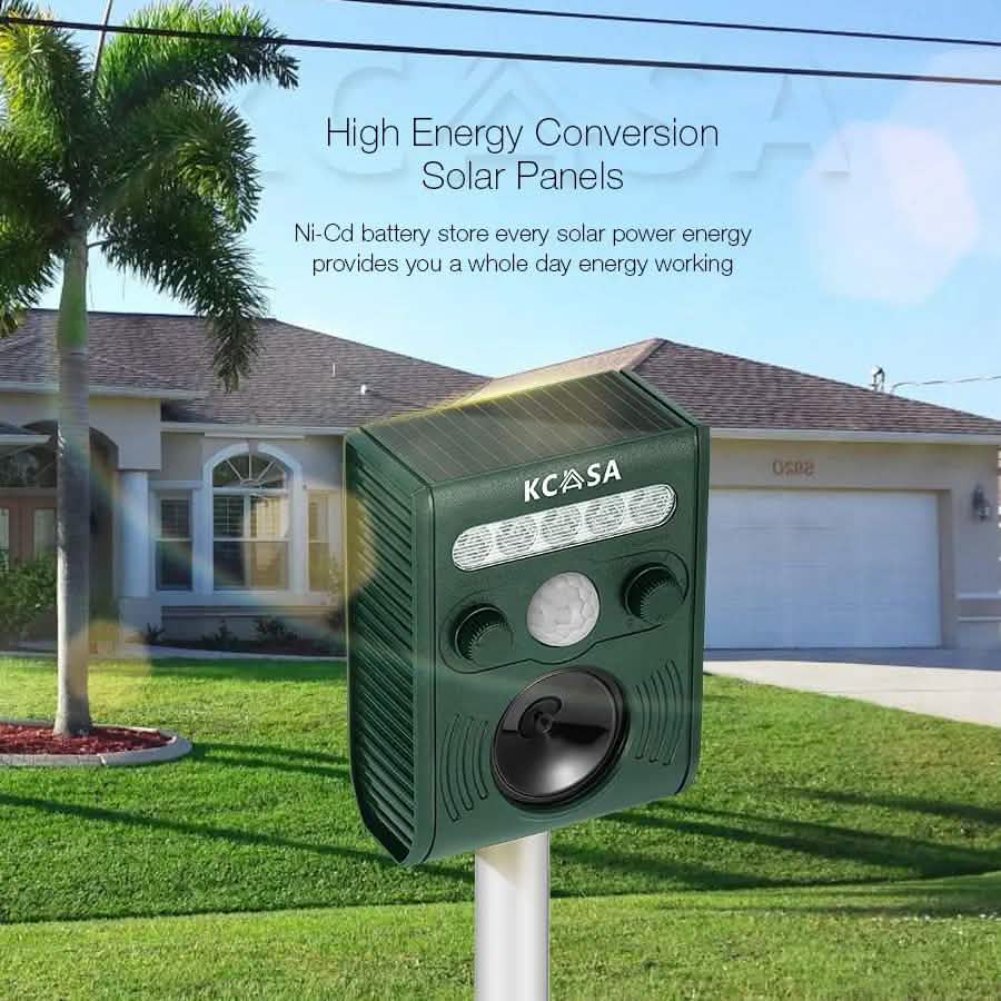 Garden Ultrasonic PIR Sensor Solar Animal Dispeller