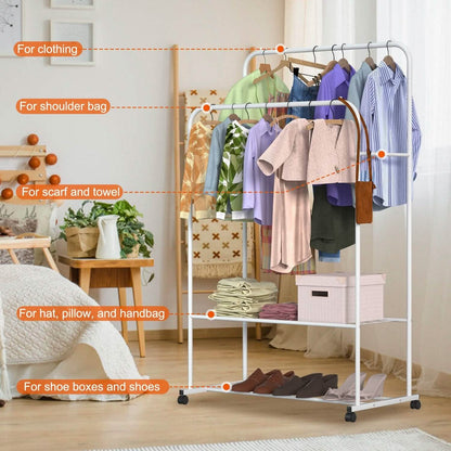 Garment Hanging Rack Clothing Organizer
