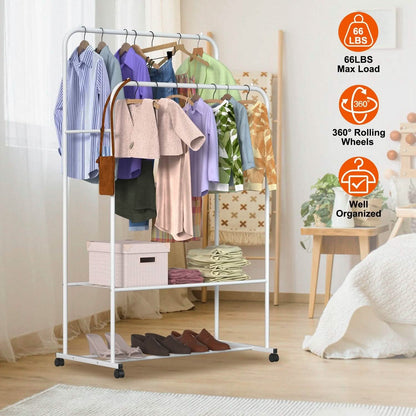 Garment Hanging Rack Clothing Organizer