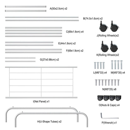 Garment Hanging Rack Clothing Organizer