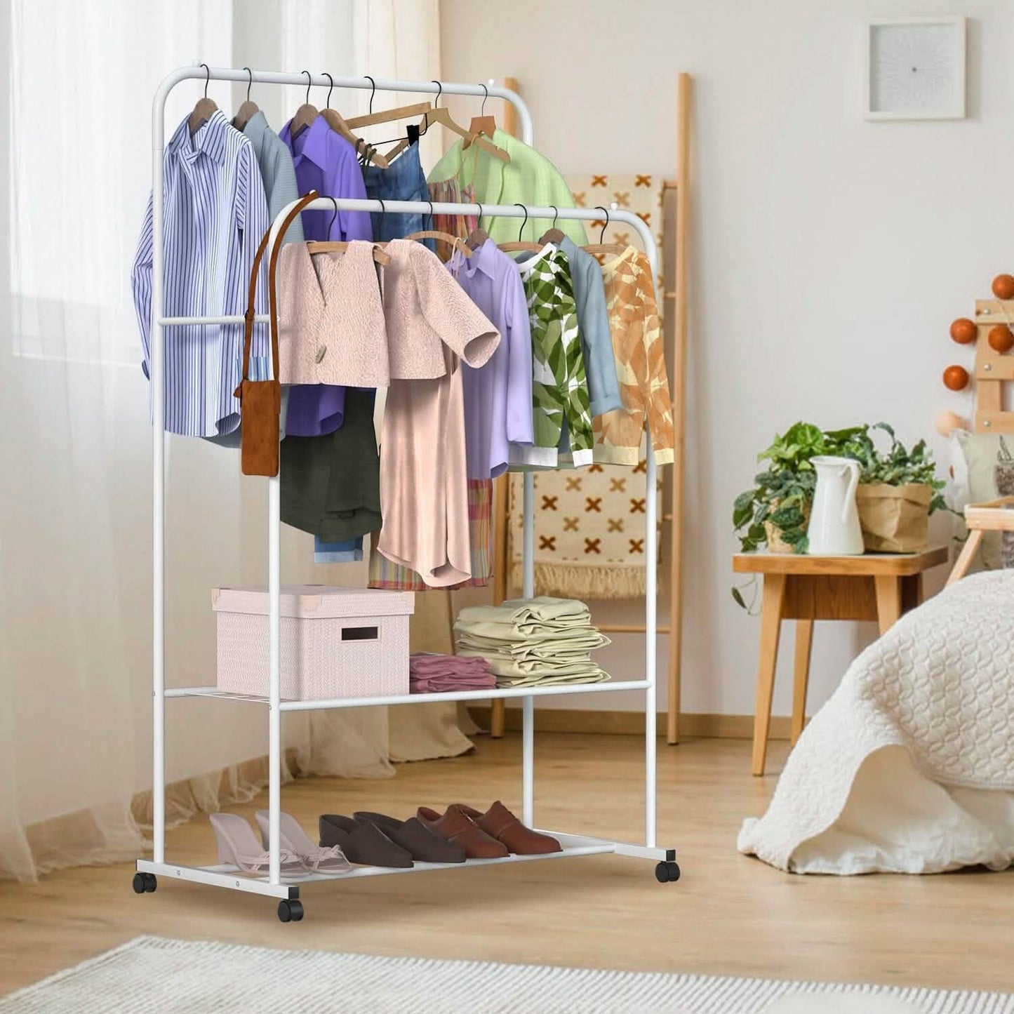 Garment Hanging Rack Clothing Organizer