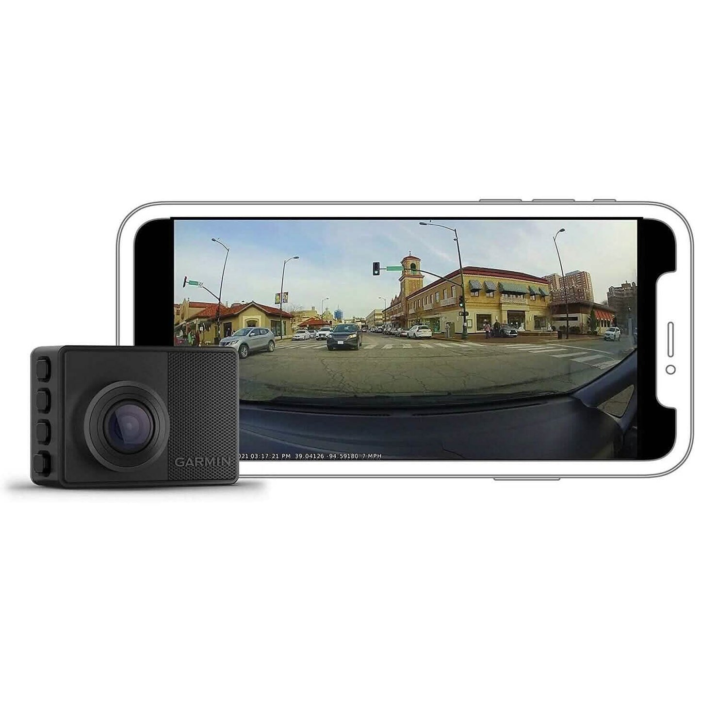 Garmin Dash Cam 67W 1440p 180° FOV Voice Control Compact and Discreet